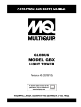 MQ Multiquip GBX Operating instructions