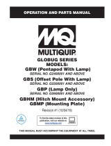 MQ Multiquip GBW-GBS-GBP Operating instructions