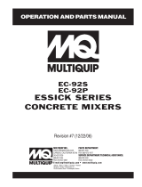 MQ Multiquip MC-92S User manual