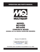 MQ Multiquip MC44S Operating instructions