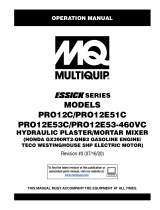 MQ Multiquip PRO12C-PRO12E51C-PRO12E53C Operating instructions