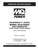 MQ Power DCA70SSIU Operating instructions