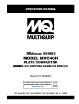 MQ Multiquip MVC40H Operating instructions