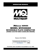 MQ Multiquip MVH306GH Operating instructions