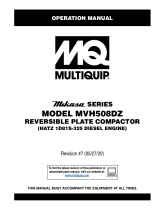 MQ Multiquip MVH508DZ Operating instructions