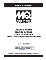 MQ Multiquip MT55F Operating instructions