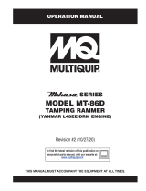 MQ Multiquip MT86D-Yanmar-L48EE Operating instructions