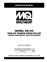 MQ Multiquip AR14H Operating instructions