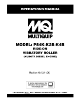 MQ Multiquip P54K-K2B-K4B Operating instructions