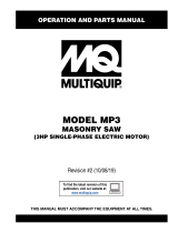 MQ Multiquip MP3 Operating instructions