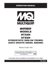 MQ Multiquip HTX6H-STX6H Operating instructions