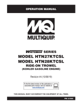 MQ Multiquip HTN27K-28K Operating instructions