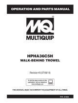 MQ Multiquip HPHA36C5H Operating instructions