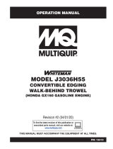 MQ Multiquip Whiteman Series Operating instructions