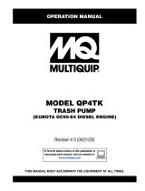 MQ Multiquip QP4TK Operating instructions