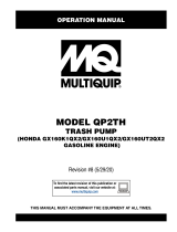 MQ Multiquip QP2TH Operating instructions