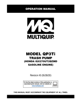 MQ Multiquip QP3Ti Operating instructions