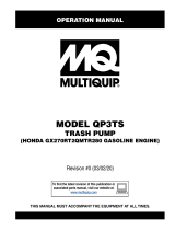 MQ Multiquip QP3TS Operating instructions