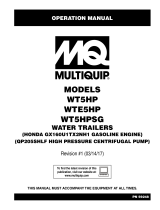 MQ Multiquip WT5HP/WTE5HP Operating instructions