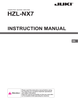Juki KIREI HZL-NX7 User manual