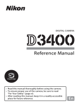 Nikon D3400 Reference guide