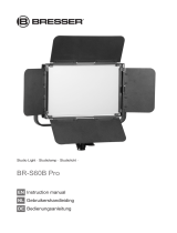 Bresser BR-S60B PRO Bi-Color LED Panel Ligth 60W Owner's manual