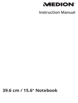 Medion ERAZER P1560x/P1580x/P1581x Notebook User manual