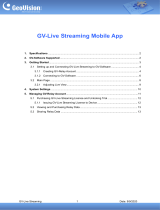 Geovision GV-Live Streaming Installation guide