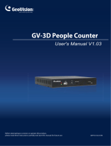 Geovision GV-3D People Counter User manual