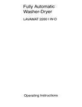 AEG Lavamat 2200 I w Owner's manual