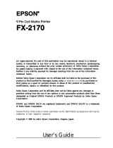 Epson FX-2170 User manual