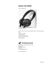 Sennheiser HD 250BT User manual