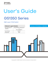 ZyXEL GS1350-26HP User manual