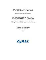 ZyXEL Communications P-660HW-T1 User manual