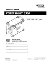 Lincoln Electric Power Wave C300 Operating instructions
