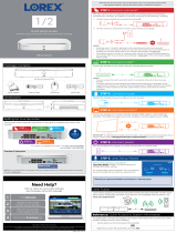 Lorex N4K2SD-84WBD Quick setup guide