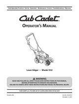 Cub Cadet CS 552 User manual