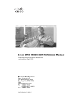 Cisco ONS 15600 SDH Multiservice Provisioning Platform (MSPP)  Reference guide