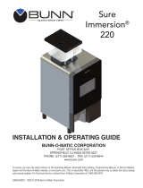 Bunn Sure Immersion® 220 120V Installation guide