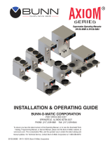 Bunn AXIOM® 15-3 (3 Lower Warmers) Installation guide