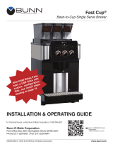 Bunn FAST CUP, 208V 60 HZ Installation guide