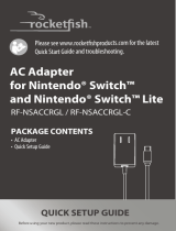 RocketFish RF-NSACCRGL AC Adapter for Nintendo Switch User manual