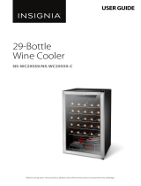 Insignia NS-WC29SS9/NS-WC29SS9-C 29-Bottle Wine Cooler User guide
