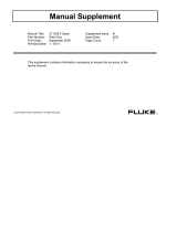 Fluke 27 II Rugged Digital Multimeter User manual