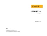 Fluke 1736 and 1738 Three-Phase Power Quality Loggers User manual