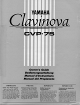 Yamaha CVP-75 Owner's manual