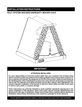 Broan C3, C4, C5 Replacement Coils for MH Installation guide