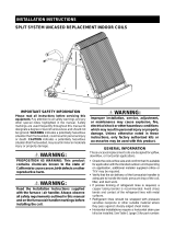 Broan C3, C4, C5 Replacement Coils Installation guide