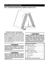 Broan C3, C4, C5 Replacement Coils for MH Installation guide