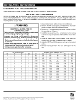 COMFORT-AIRE E7EM-010H1 Installation guide